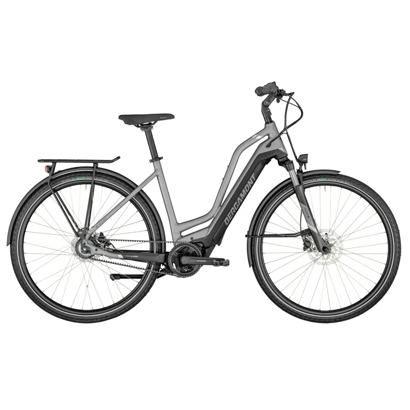 Bergamont E-Horizon Elite Belt Amsterdam Electric Hybrid Bike in Grey