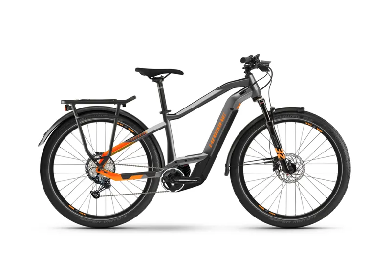2021 Haibike Trekking 10 625Wh Electric Hybrid Bike in Grey
