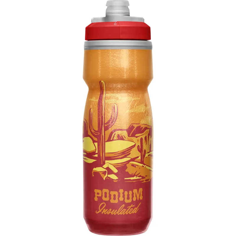 Camelbak Podium Chill 600ml Insulated Bottle in Red Rocks