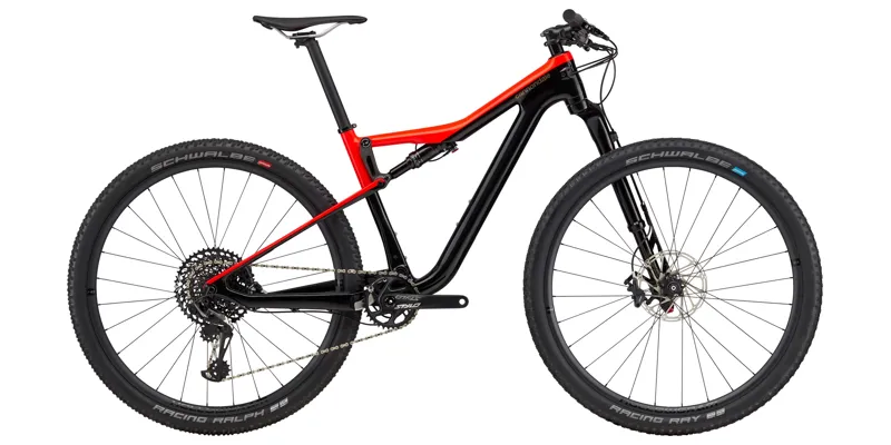 2020 Cannondale Scalpel Si 3 Carbon FS Mountain Bike in Red