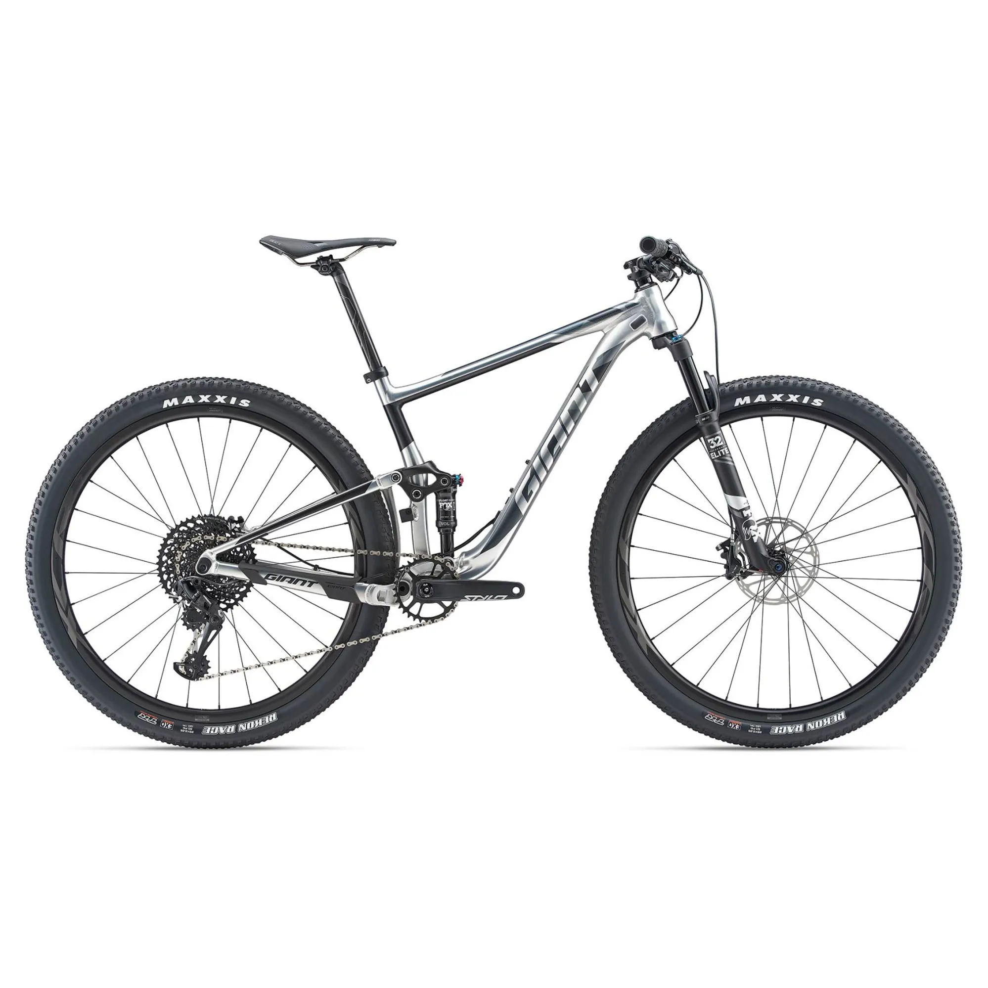 2019 Giant Anthem 29er Mens Full Suspension Mountain Bike in Silver