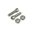 Hope M10 Stainless Steel Bolts/Washers Pair for Trials in Silver