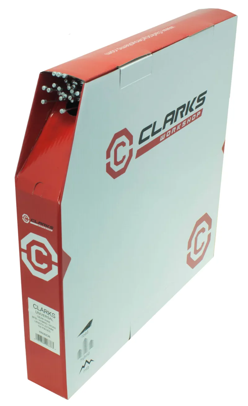 Clarks Stainless Steel MTB Die Drawn Brake Inner 100-box