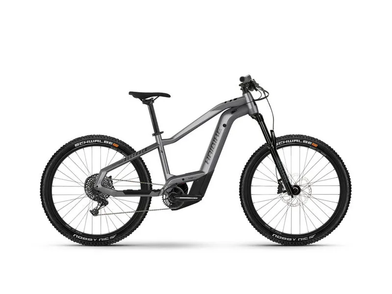 Haibike Alltrack 29 Electric Mountain Bike in Silver