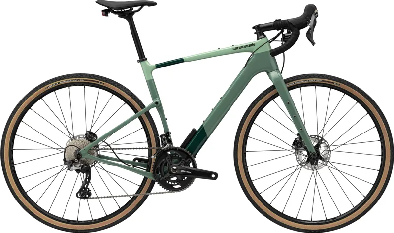 2022 Cannondale Topstone Carbon 2 L Gravel Bike in Jade Green