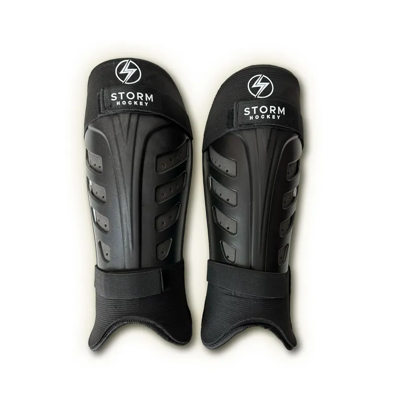 Storm Hockey Shin Pads in Plastic-1