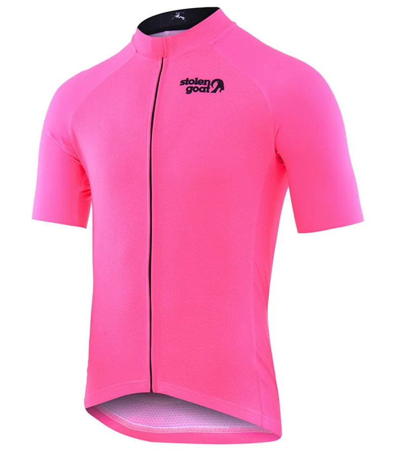 Stolen Goat Bodyline Short Sleeve Jersey Mens Fitch Pink