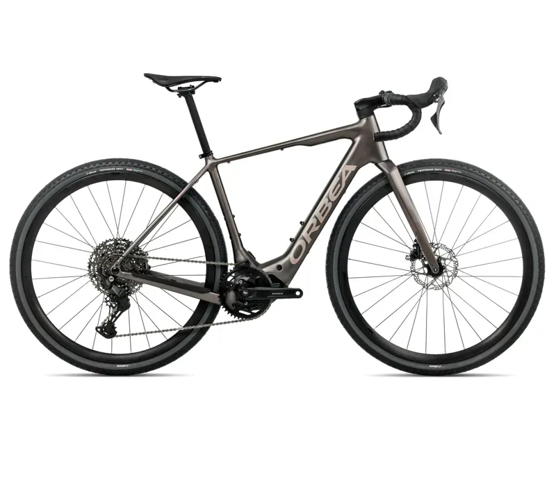 Orbea Denna H40 E-Road Bike in Magnetic Bronze Matt/Nickel Gloss