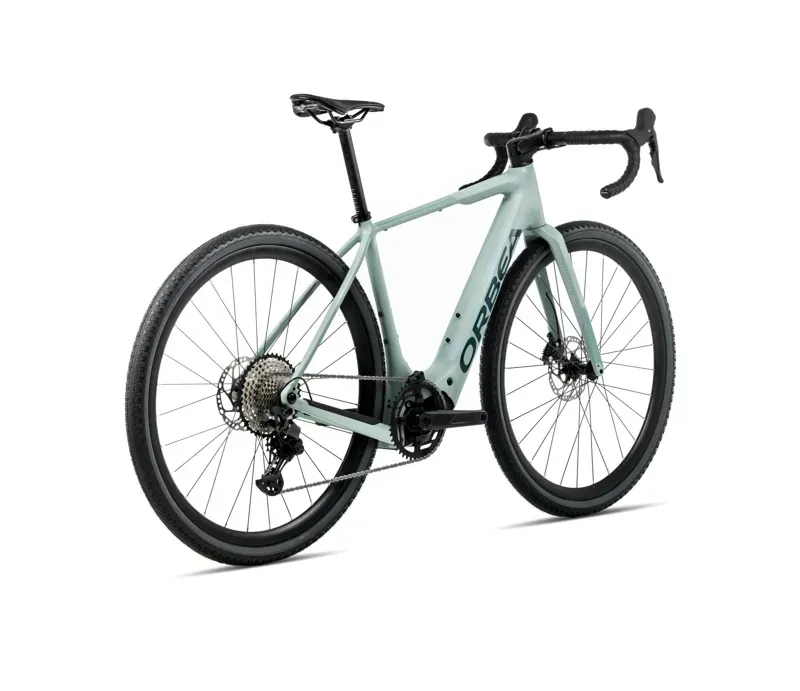 Orbea Denna H40 E-Road Bike in Blue Stone Matt/Escape Green Gloss-2